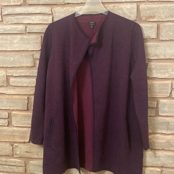 Talbots Pure Merino Wool Open Front Cardigan Sweater Size 1X - Picture 11 of 11